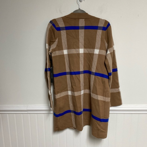 Tahari Carmel long Cardigan Sweater Open front Size M - Picture 4 of 5